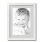 ArtToFrames 14x19" Matted Picture Frame with 10x15" Single Mat Photo Opening Framed in 1.25" White and 2" Mat (FWM-3966-14x19)